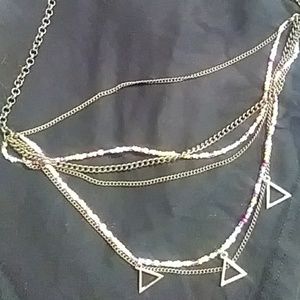 Cool multi strand colorful necklace